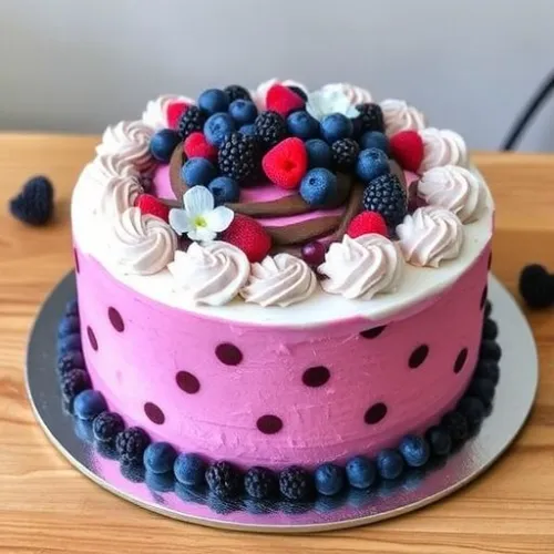 CHOCO BLUEBERRY CAKE (1/2 KG)